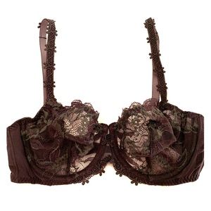 Simone Perele Grey Lace Bra